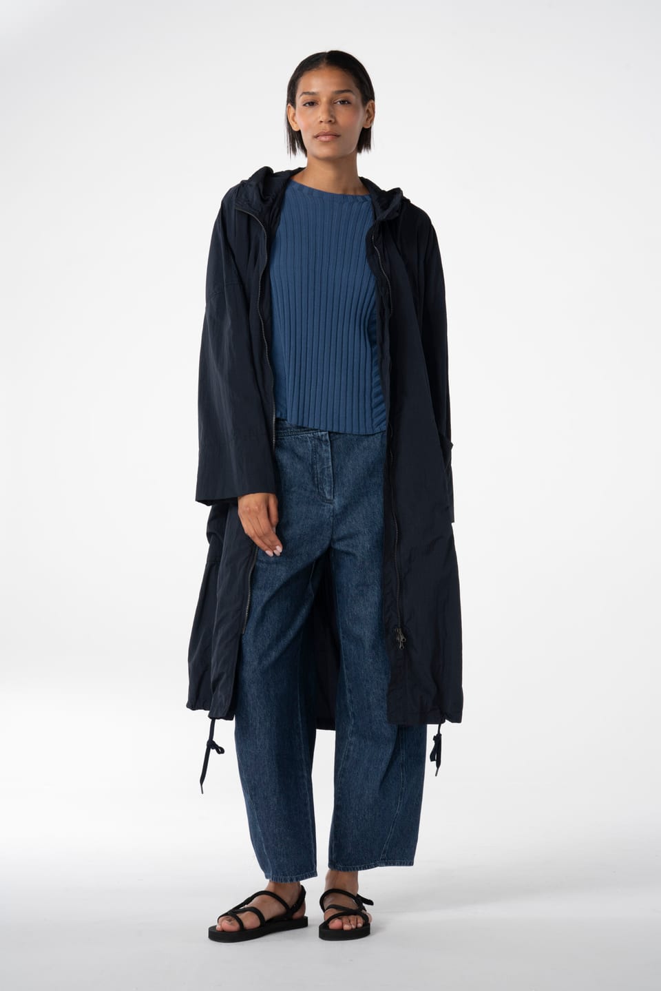 Coat 605 - Outdoor taffeta - 490NAVY - 10260110662