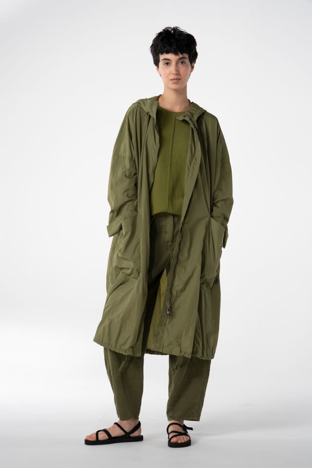 Coat 605 - Outdoor taffeta - 770CACTUS - 10260110662