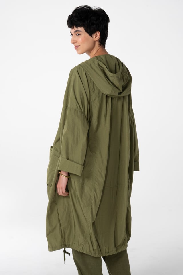Coat 605 - Outdoor taffeta - 770CACTUS - 10260110662