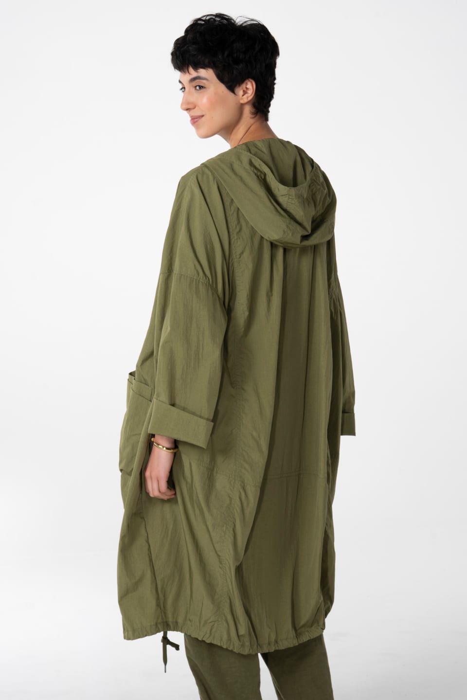 Coat 605 - Outdoor taffeta - 770CACTUS - 10260110662