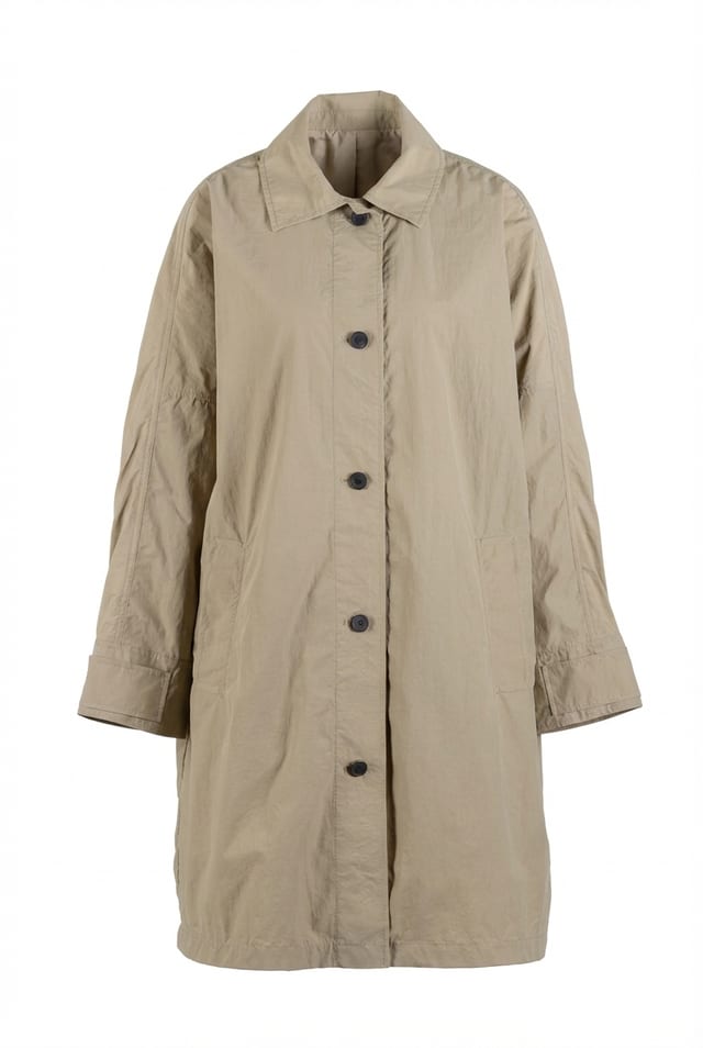 Kabát 606 - Cotton blend with technical feel - 940LAUREL - 10260110663