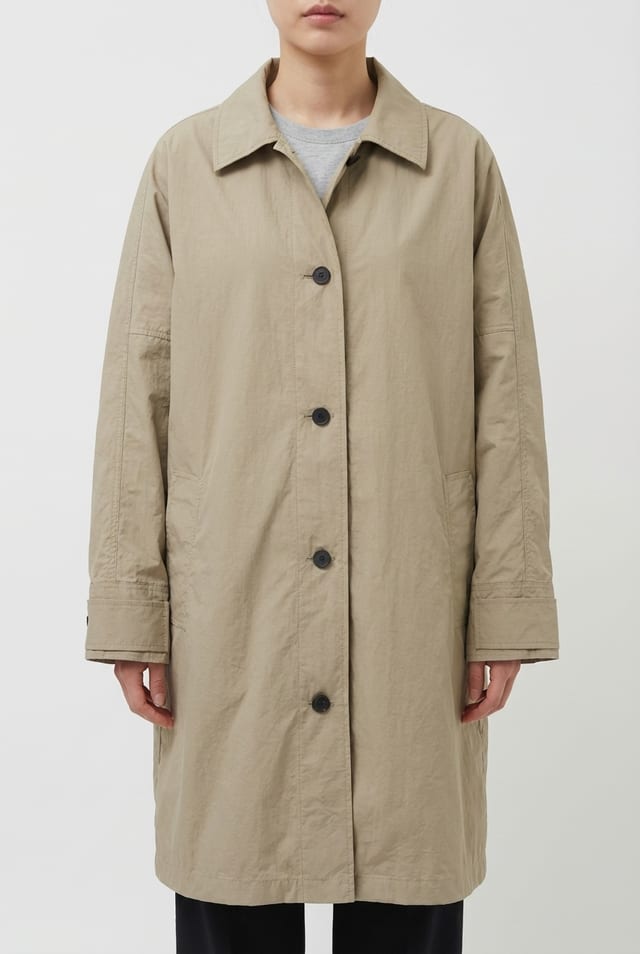 Coat 606 - Cotton blend with technical feel - 940LAUREL - 10260110663