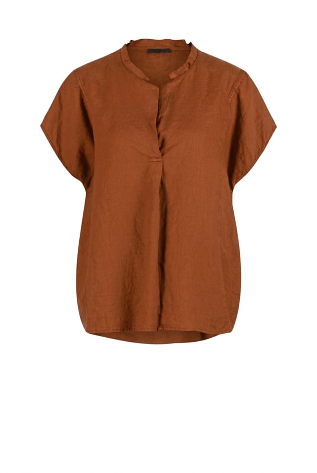 Top 601 - Pure linen - 232RUST - 10260110680
