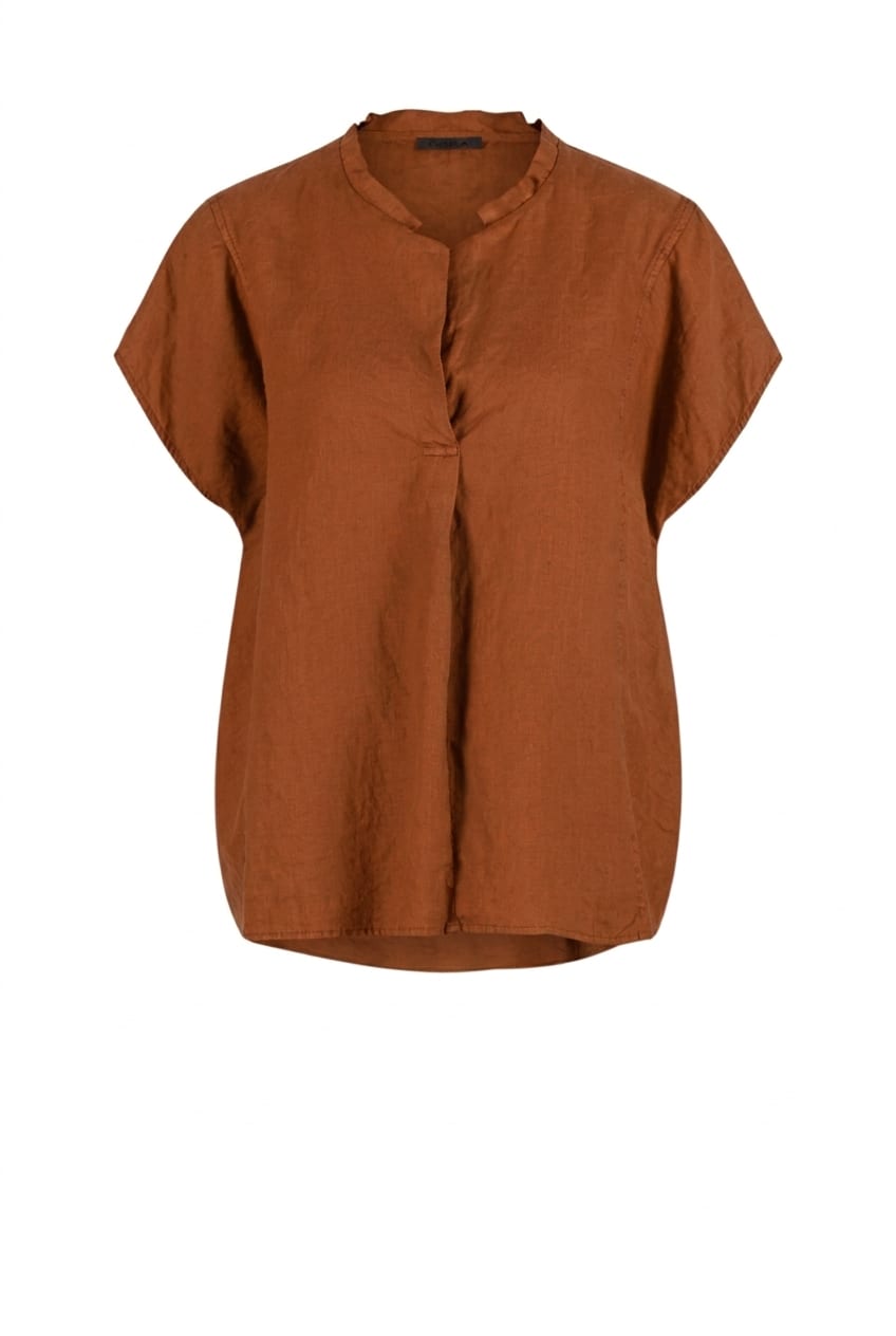 Top 601 - Pure linen - 232RUST - 10260110680