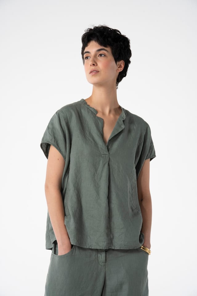 Top 601 - Pure linen - 652ALOE - 10260110680