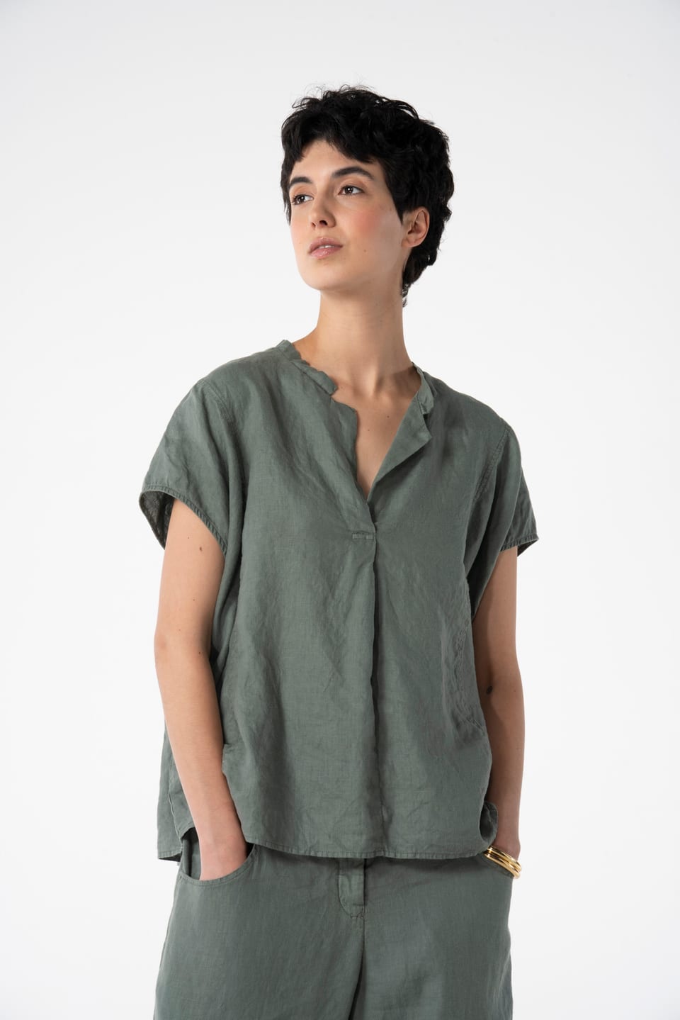 Top 601 - Pure linen - 652ALOE - 10260110680