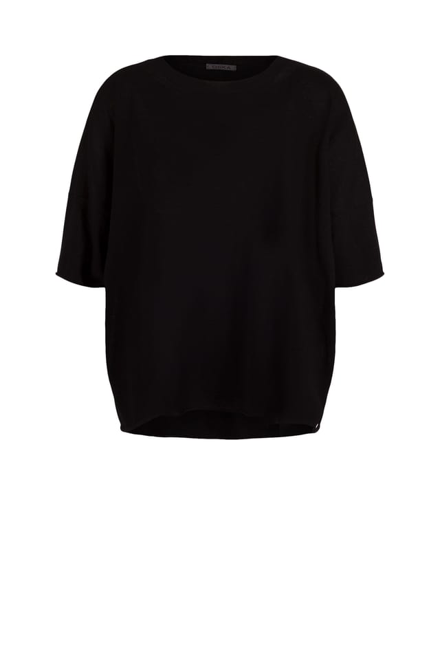 Pullover 611 - Baumwollkrepp - 990BLACK - 10260110705