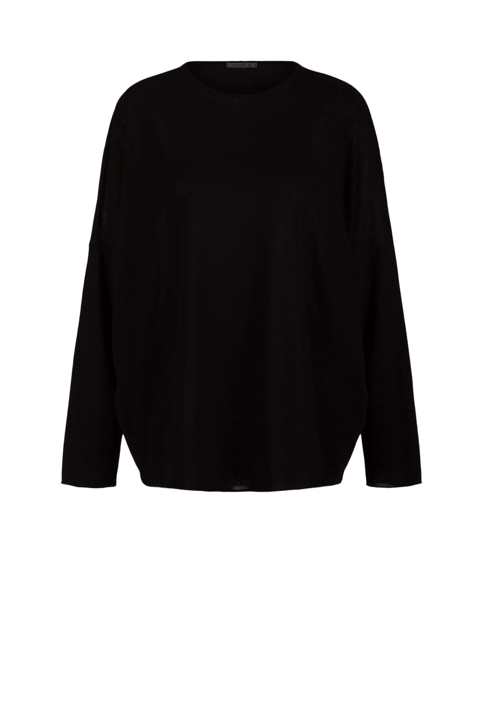 Pullover 612 - Katoenen crêpe - 990BLACK - 10260110706