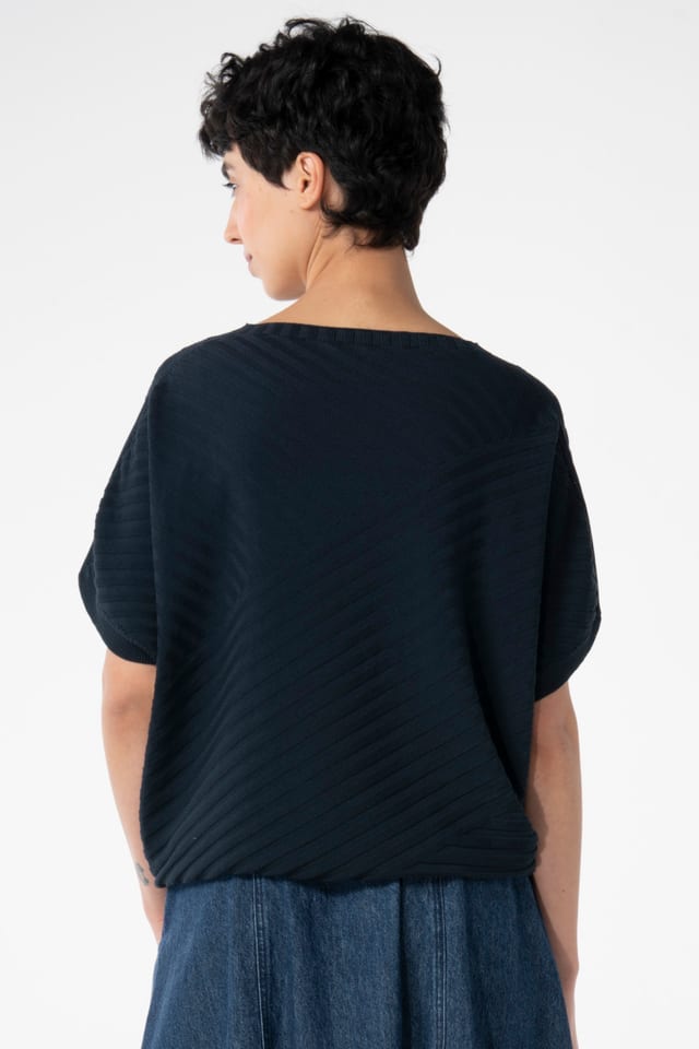 Pullover 614 - Pure cotton - 490NAVY - 10260110708