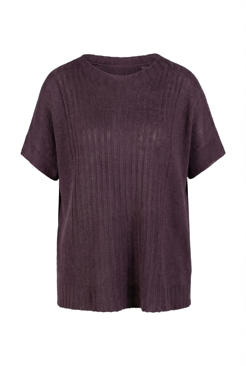 Pullover 616 - Linen cotton blend - 480SHALE - 10260110710