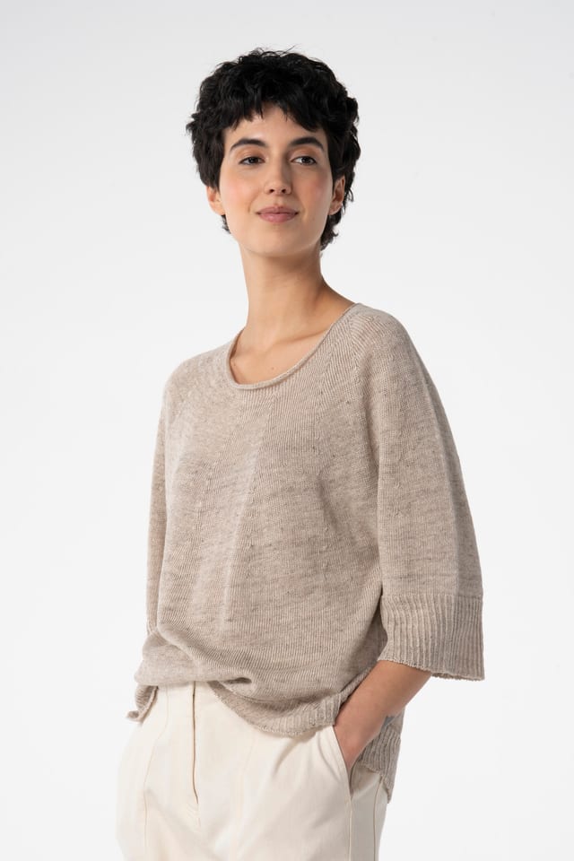 Pullover 617 - Linen cotton blend - 120NETTLE - 10260110711