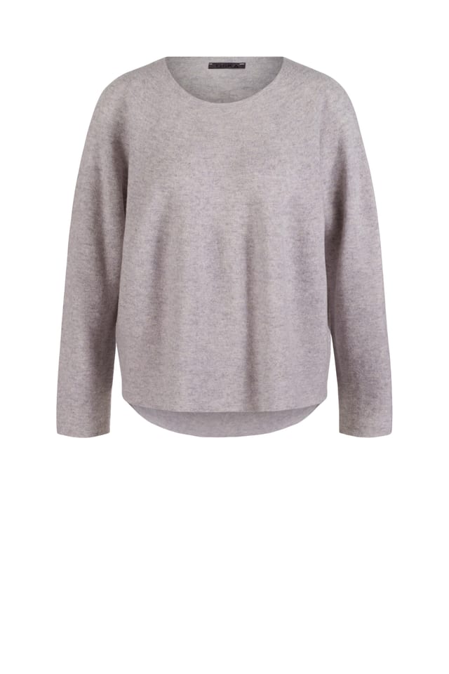 Pullover 619 - Merino cashmere blend - 920CHALK - 10260110713