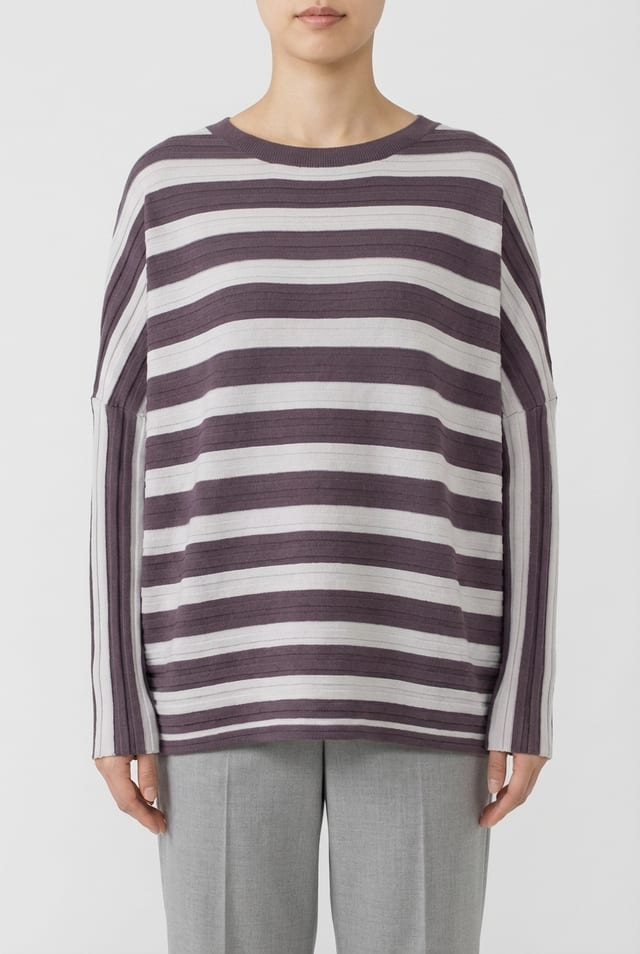 Pullover 621 - Viskoseblanding - 480SHALE - 10260110715