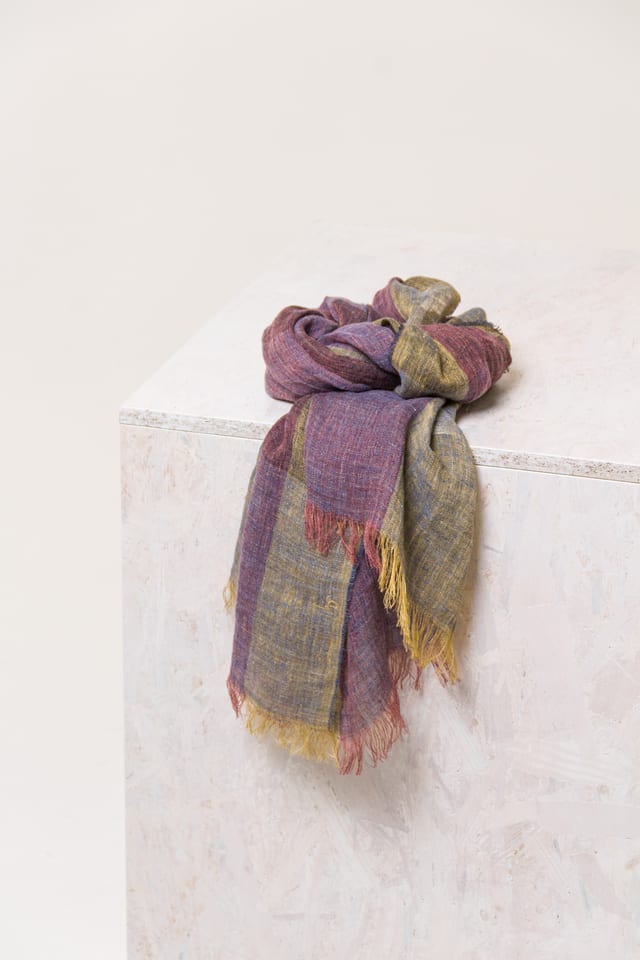 Scarf 601 - Pure linen - 480SHALE - 10260110901