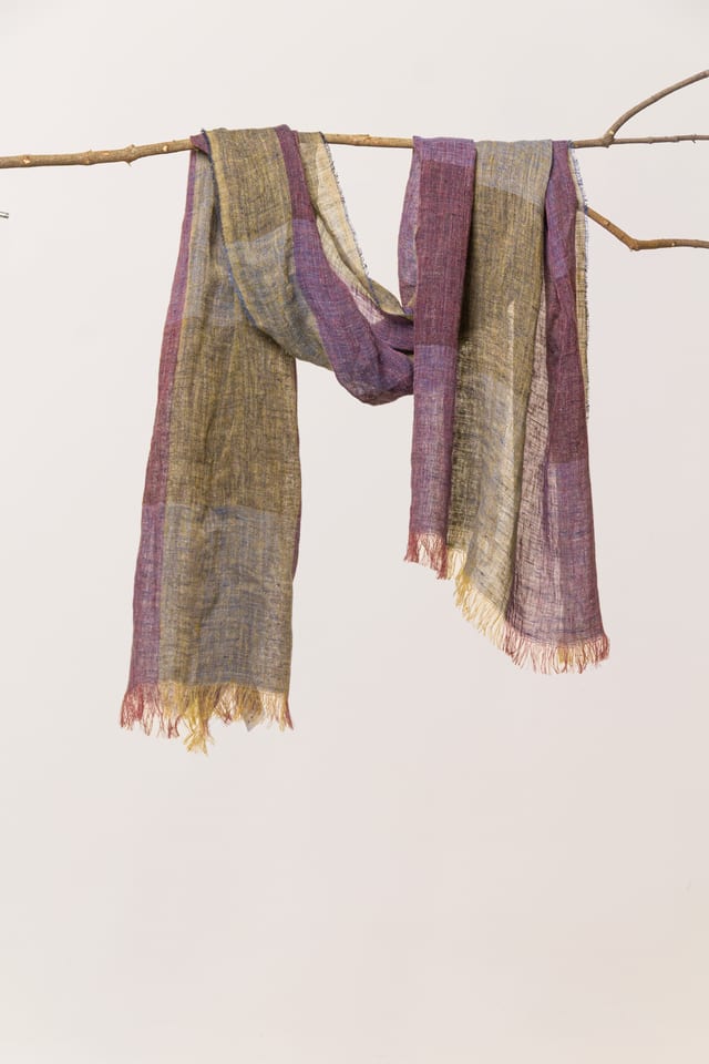 Foulard 601 - lin pur - 480SHALE - 10260110901