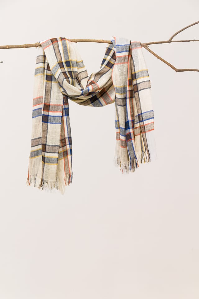 Scarf 603 - Linen cotton blend - 840DUNE - 10260110903