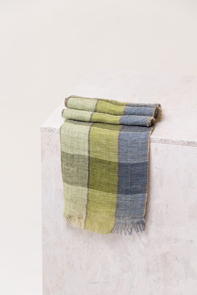 Scarf 604 - Pure linen - 730FERN - 10260110904