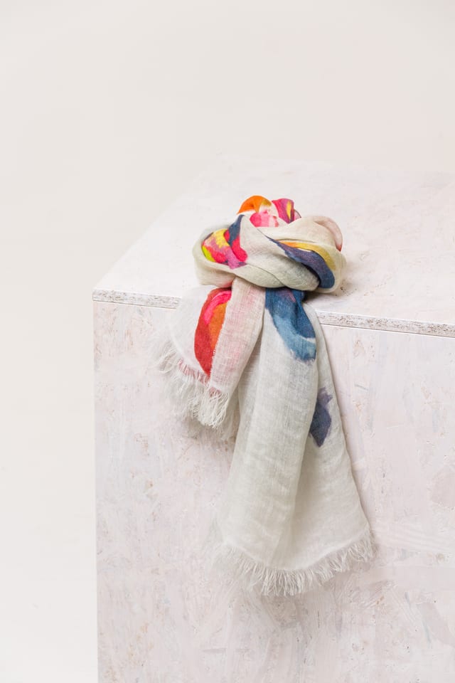 Scarf 609 - Pure linen - 620POOL - 10260110909