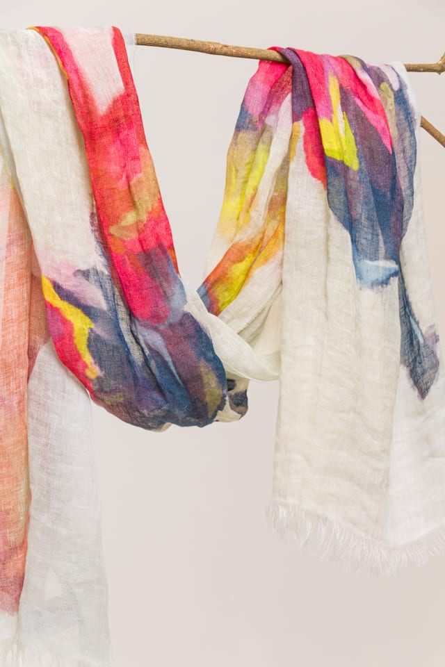 Scarf 609 - Pure linen - 620POOL - 10260110909