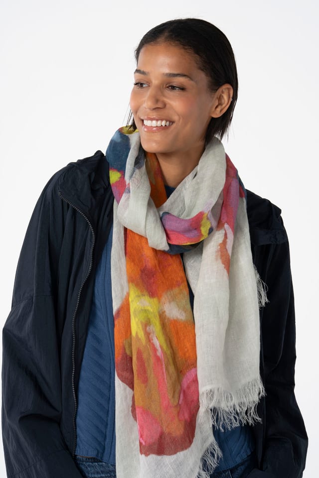 Scarf 609 - Pure linen - 620POOL - 10260110909