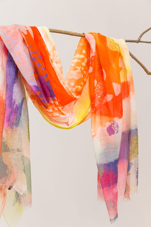 Scarf 612 - Pure cotton - 650ALOE - 10260110912