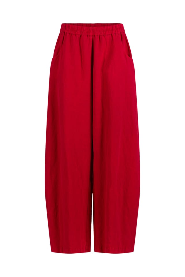 Trousers 604 - Lyocell linen blend - 342PEPPER - 60260110503