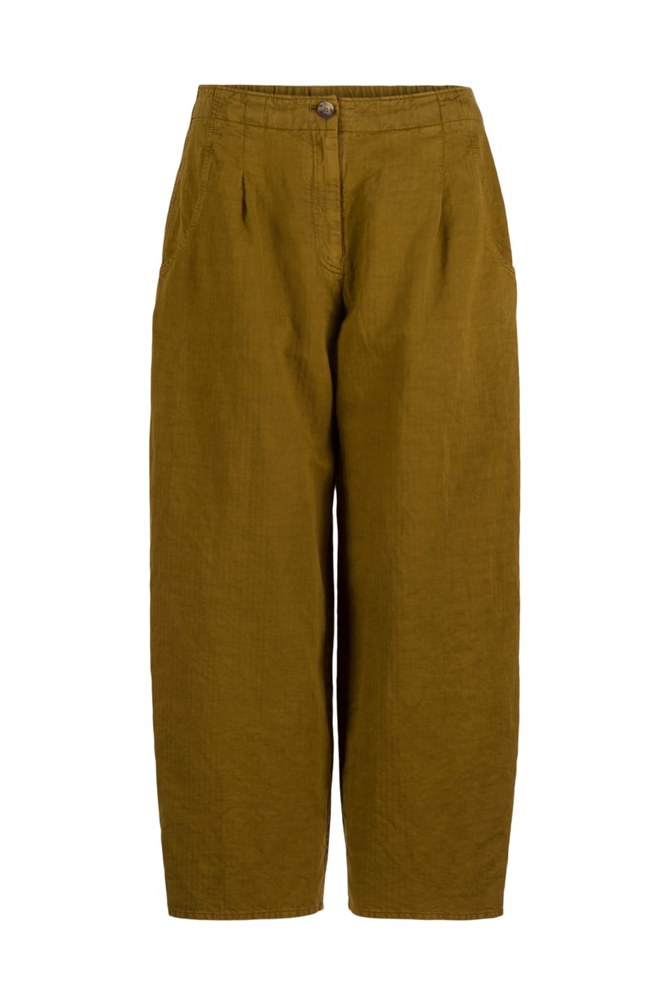 Trousers 605 - Chevron cotton hemp - 762TAPENADE - 60260110504