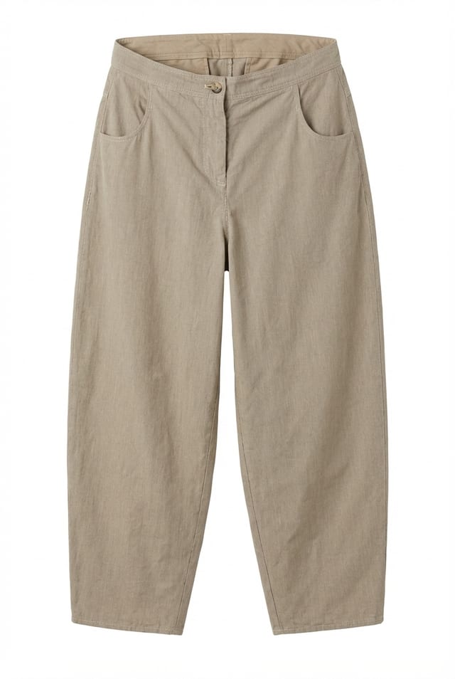 Trousers 606 - Compact cotton with fine stripes - 60260110505