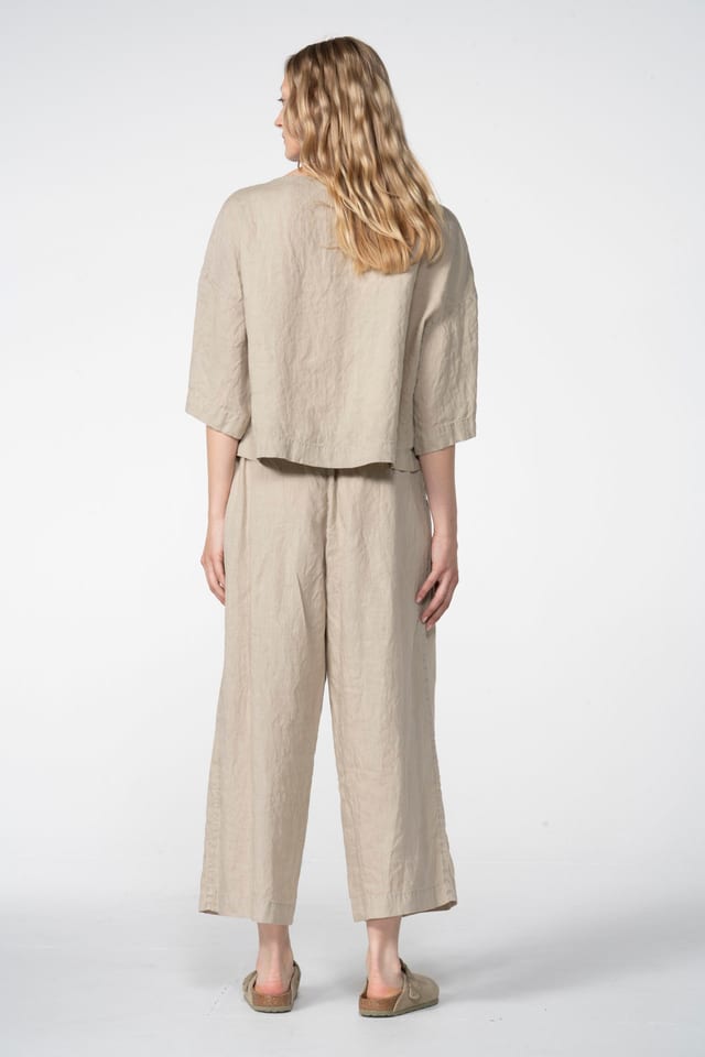 Trousers 607 - Pure hemp - 122NETTLE - 60260110506