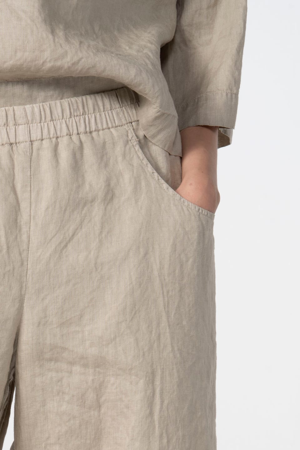 Trousers 607 - Pure hemp - 122NETTLE - 60260110506
