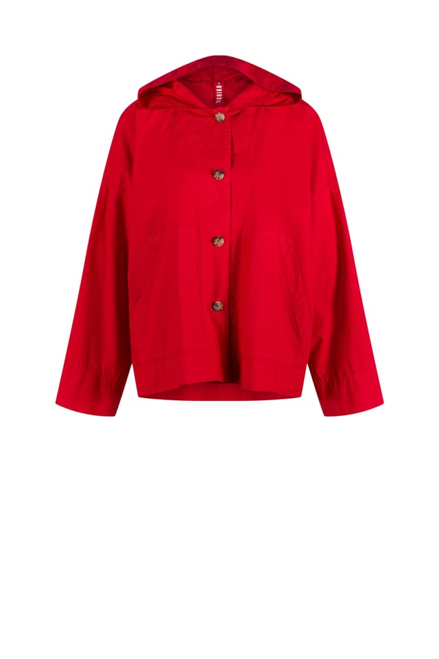 Outdoor jacket 602 - Compact cotton poplin - 340PEPPER - 60260110508