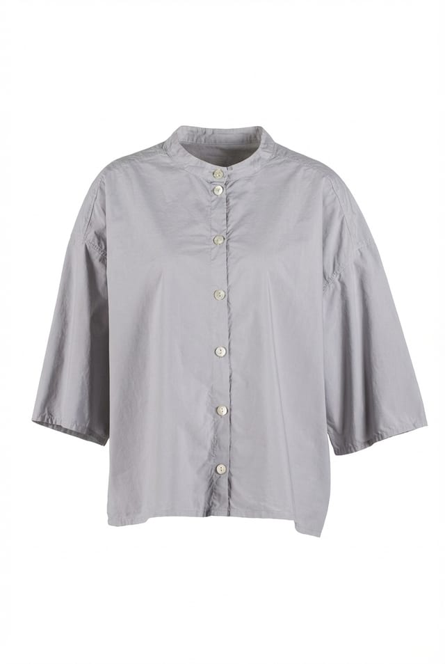 Blouse 608 - Cotton poplin - 430TROUT - 60260110511