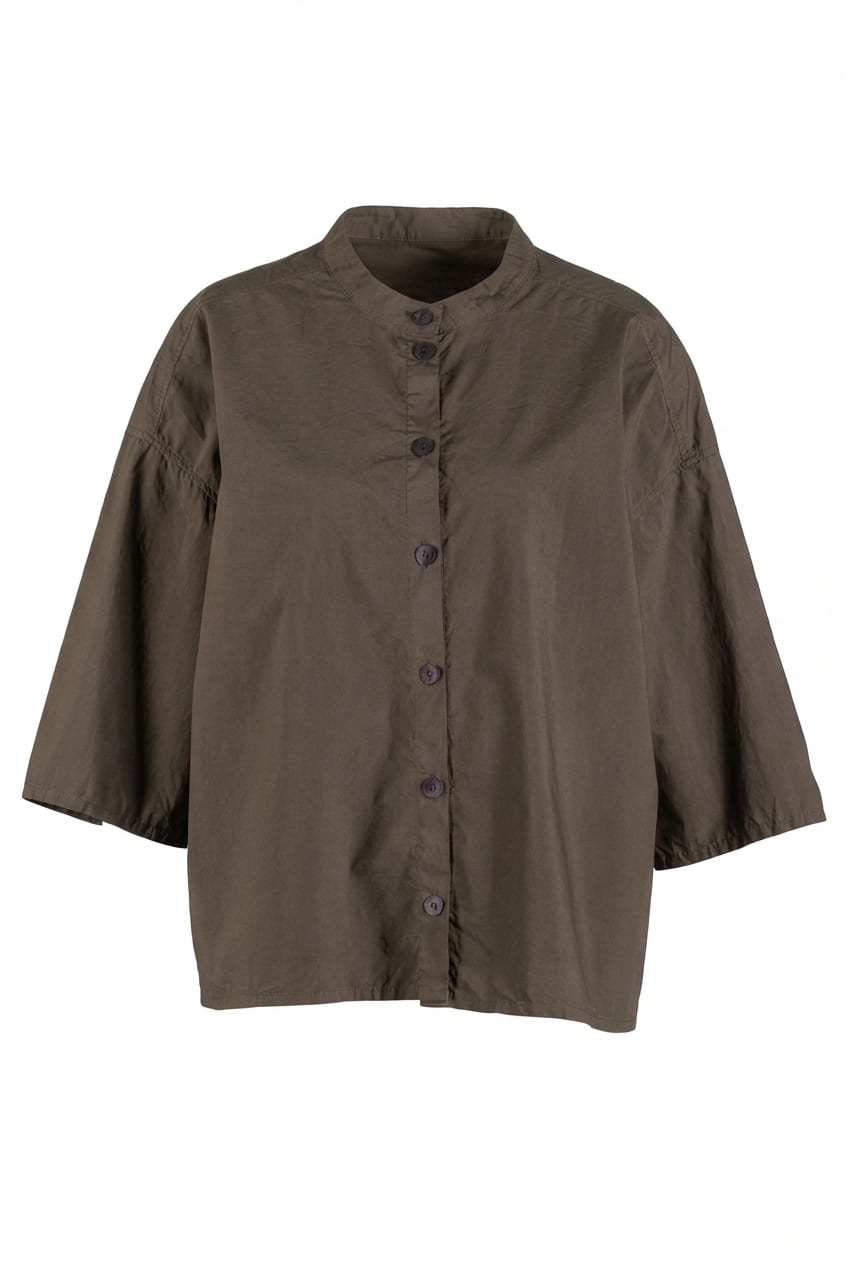 Blouse 608 - Cotton poplin - 790BELUGA - 60260110511
