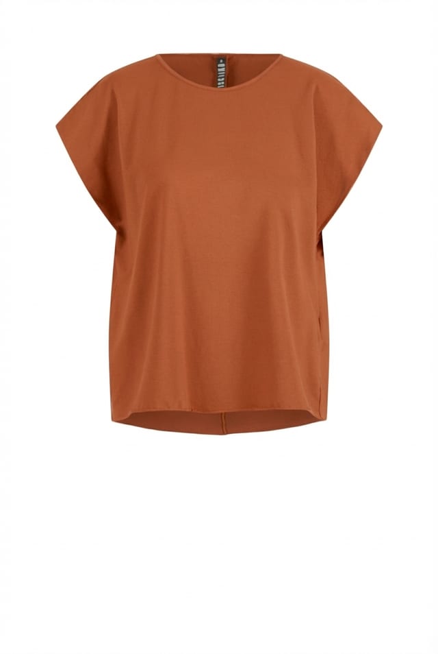 Shirt 604 - Cotton stretch jersey - 230RUST - 60260110513