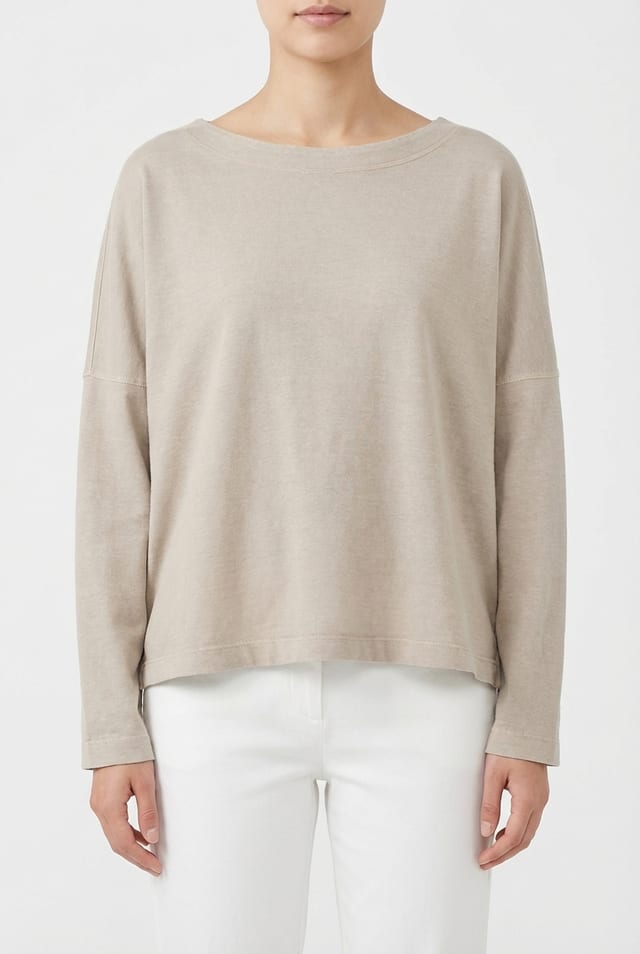 Pullover 606 - Pure Cotton Jersey - 122NETTLE - 60260110515