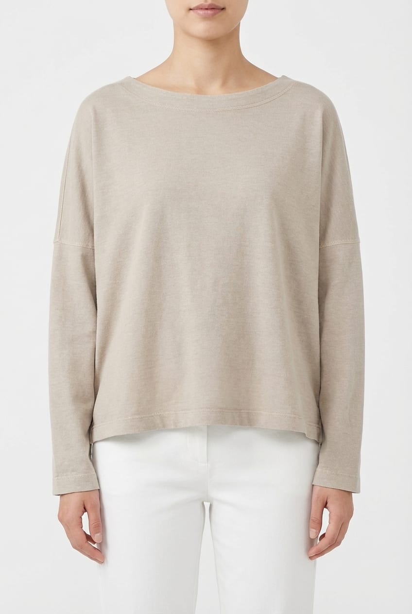 Pullover 606 - Pure Cotton Jersey - 122NETTLE - 60260110515