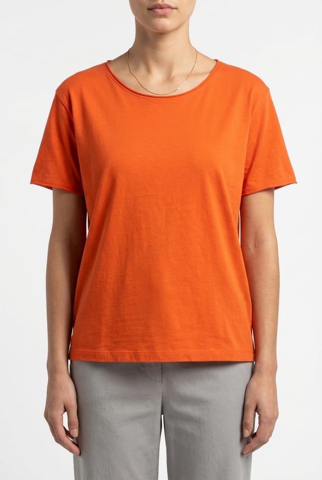 Shirt 606 - Cotton stretch jersey - 230RUST - 60260110516