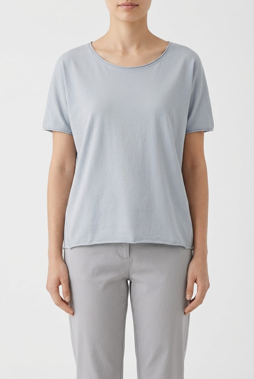 Shirt 606 - Cotton stretch jersey - 430TROUT - 60260110516
