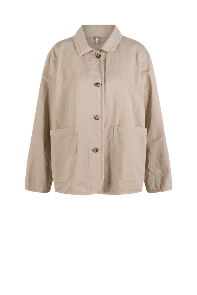 Jacket 603 - Chevron cotton hemp - 60260110517