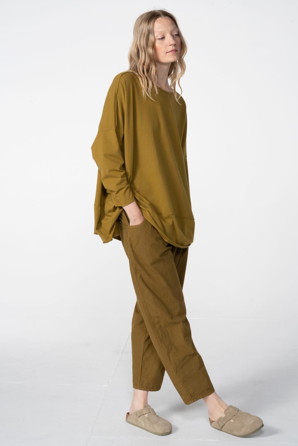 Shirt 607 - Cotton stretch jersey - 760TAPENADE - 60260110518