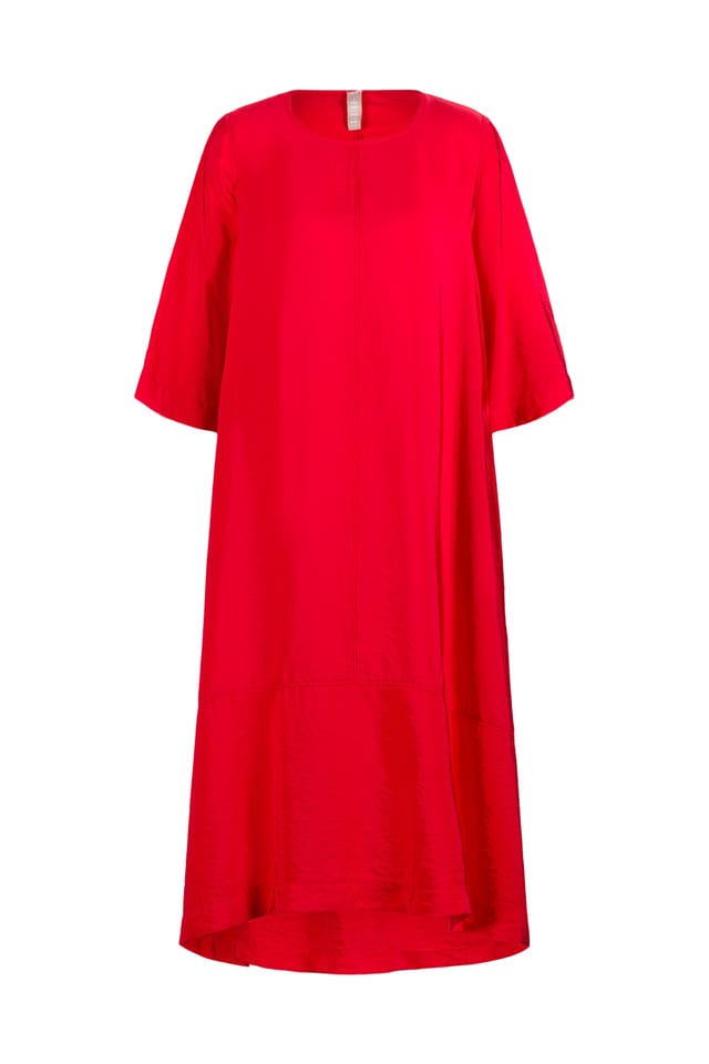 Dress 603 wash - Viscose twill with a subtle shine - 340PEPPER - 60260110519