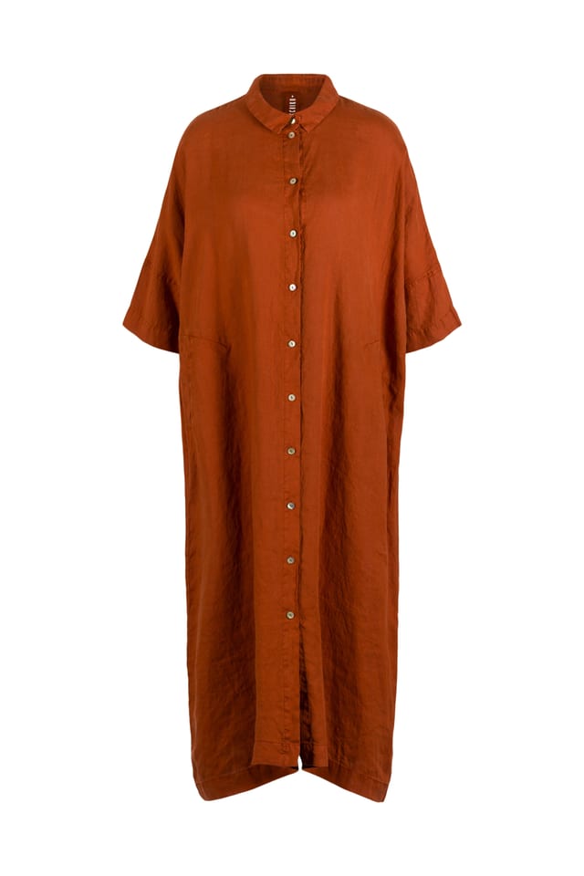 Dress 605 - Pure hemp - 232RUST - 60260110521