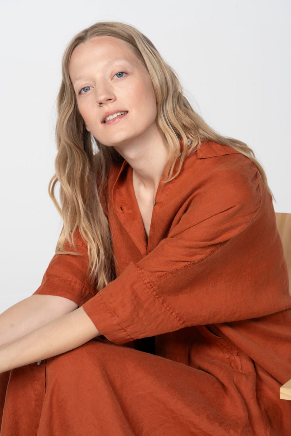 Kleid 605 - Reiner Hanf - 232RUST - 60260110521