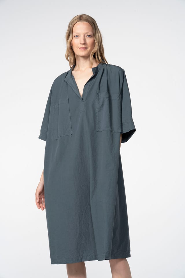 Dress 608 - Micro check on cotton - 460RIVER - 60260110524