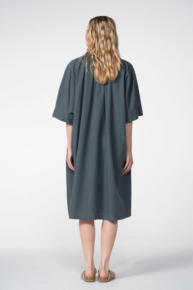 Dress 608 - Micro check on cotton - 460RIVER - 60260110524