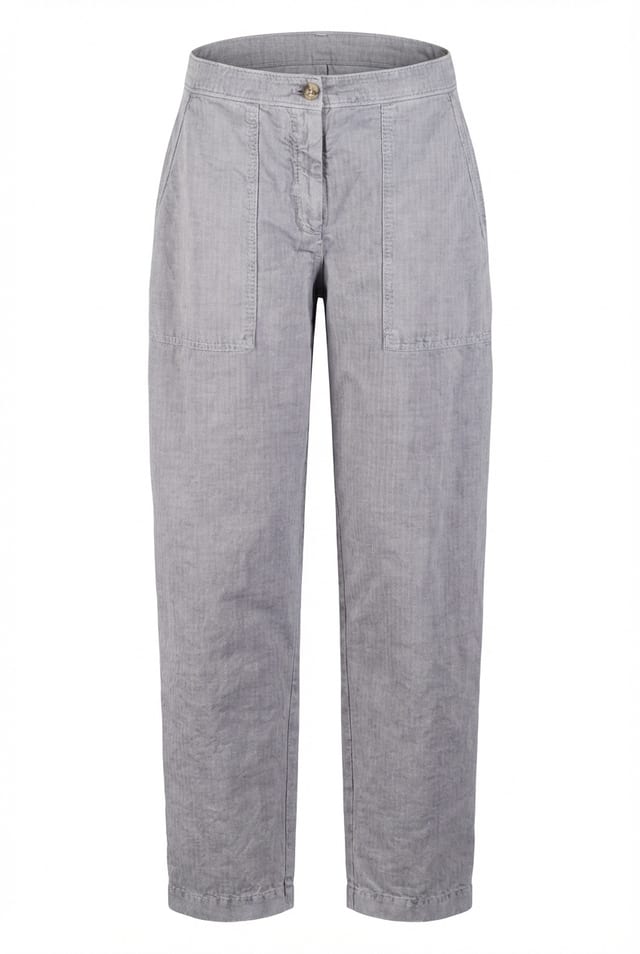 Broek 608 - Chevron katoen hennep - 60260110525