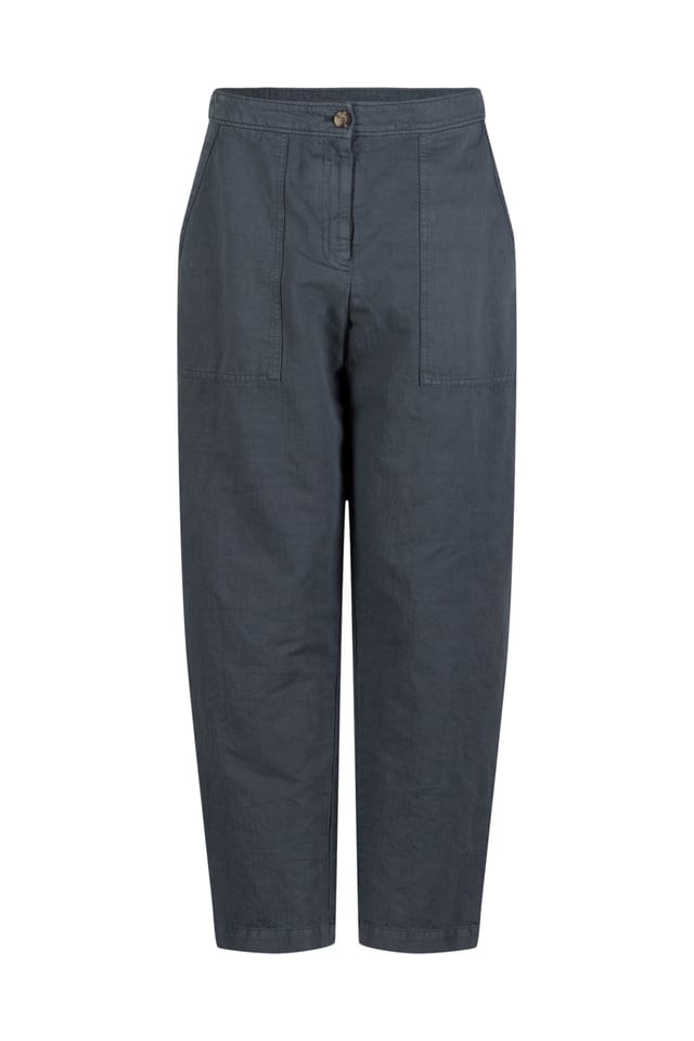 Trousers 608 - Chevron cotton hemp - 462RIVER - 60260110525