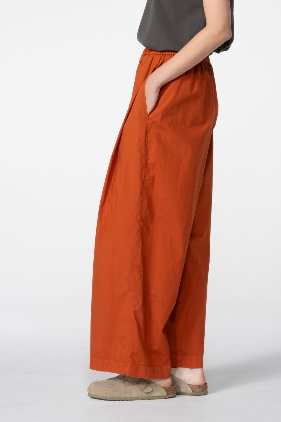 Trousers 609 - Cotton poplin - 232RUST - 60260110526