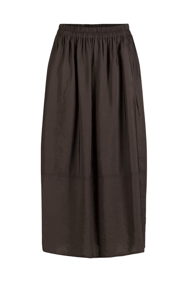 Skirt 602 wash - Viscose twill with a subtle shine - 790BELUGA - 60260110527
