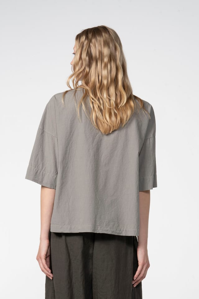 Blouse 609 - Micro check on cotton - 120NETTLE - 60260110529